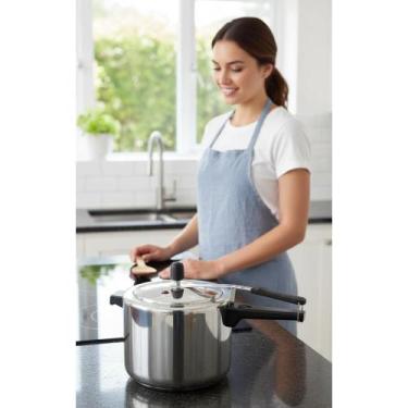 Imagem de Panela de Pressão 10L Alumínio Grosso Fogão Gás Segurança - Congratula