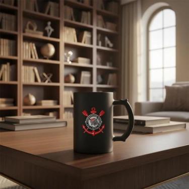 Imagem de Caneca vidro berlim fosca lata corinthians - brasfoot