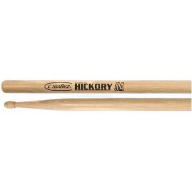 Imagem de Baqueta C. Ibañez Hickory 5AH Padrão 5A Clássica Madeira Made in USA T