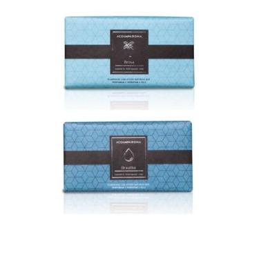 Imagem de Kit 6 Sabonetes Perfumados em Barra 75g Acqua Aroma, Brisa, Orvalho