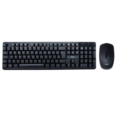 Imagem de Kit Teclado e Mouse Oex sem Fio Preto