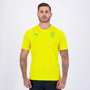 Imagem de Camiseta Puma Neymar JR Core Amarela, G