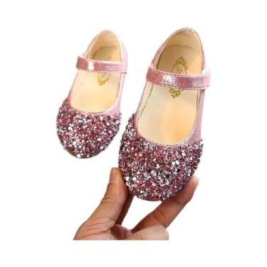 Imagem de Sandálias Princesa Com Salto Baixo E Lantejoulas Para Meninas, Primave