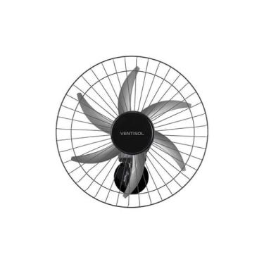 Imagem de Ventilador De Parede Ventisol Steel 50Cm Preto Bivolt, Preto, Bivolt