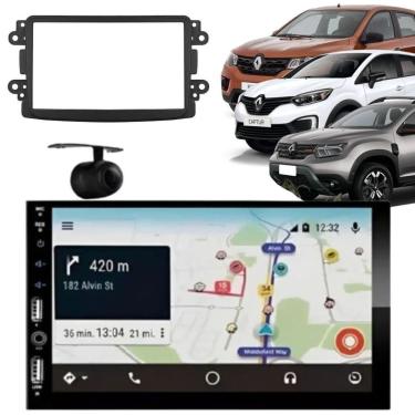 Imagem de Central Multimídia Automotiva 2 DIN MP5 Player 7 Polegadas Bluetooth com Carplay Androi...
