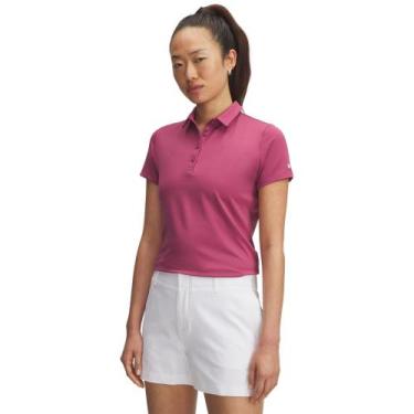 Imagem de Camiseta Polo de Golf Under Armour Playoff SS, Rosa, M