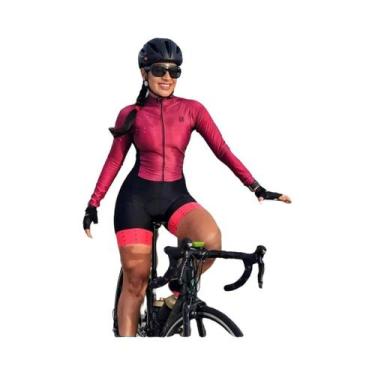 Imagem de Macacão Feminino De Ciclismo De Manga Longa De Secagem Rápida XAMA 20D