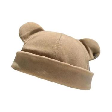 Imagem de Gorro Unissex Com Orelhas De Gato, Estilo Coreano, Cor Sólida, Para Ou