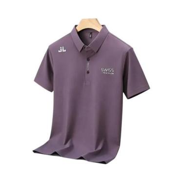 Imagem de Camisa Polo Masculina De Manga Curta Com Corte Regular, Tecido Macio E