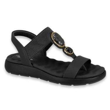 Imagem de Sandalia Modare Feminino Ortopédica Confortavel Pedras Lançamento Novi