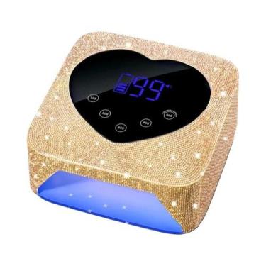 Imagem de Lâmpada UV LED Recarregável De 72W Sem Fio Com 30 LEDs Para Secagem De