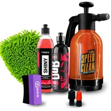 Imagem de Kit Lavagem e Brilho nos Pneus Dub Boyz Kers Vonixx Speed Clean Snow M