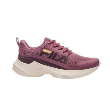 Imagem de Tênis Esportivo Corrida Feminino Fila Progress Lite Vinho, Vinho, 38