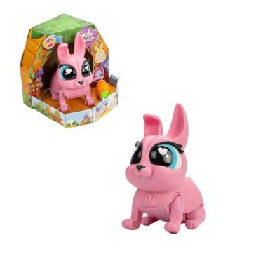 Imagem de Jiggly Pets Pixie Coelho Borrachinha Interativo com Som Fun - Fun Brin