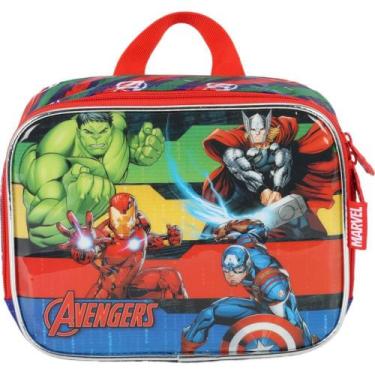 Imagem de Lancheira Térmica Avengers Azul MÃO/COSTAS - Luxcel
