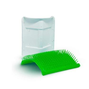 Imagem de Brinquedo Truqys Escova Coçadinha para Gatos Verde - Truqys Pet