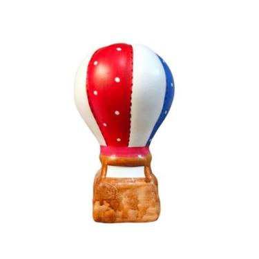 Imagem de Cofrinho Cofre Balao de Ceramica Enfeite Mesa Colorido - Decore Casa