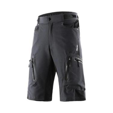 Imagem de Calças De Ciclismo Masculinas Soltas E Respiráveis Com Bolsos Com Zípe