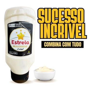 Imagem de Maionese Gourmet Estrela 345g Pote Squeeze Cremosa E Saboro