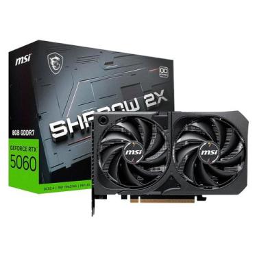 Imagem de Placa de Vídeo MSI Shadow 2X OC NVIDIA GeForce RTX 5060 8GB GDDR7 - 91