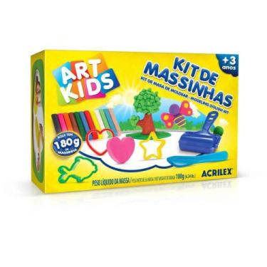 Imagem de Massa para Modelar Criativa ART KIDS 180G com Moldes