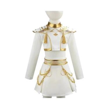 Imagem de Conjunto De Roupas Para Cantoras Em Cosplay Para Meninas, Top Com Deco