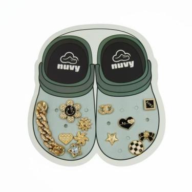 Imagem de Kit 2 Bottons para Babuche - Nuvy, Kit 2 com 12 pingentes, 1
