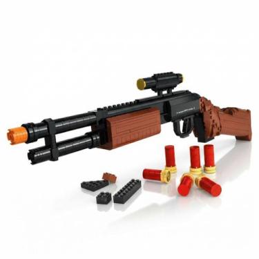 Imagem de Conjunto de Blocos de Montar Pxawck M870 Arma 527 Peças