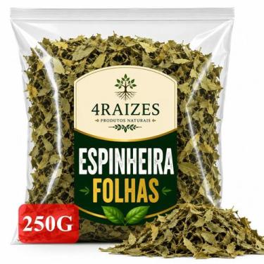 Imagem de Chá Espinheira Santa 250g granel - 4RAIZESPRODUTOSNATURAIS, 250 unidad