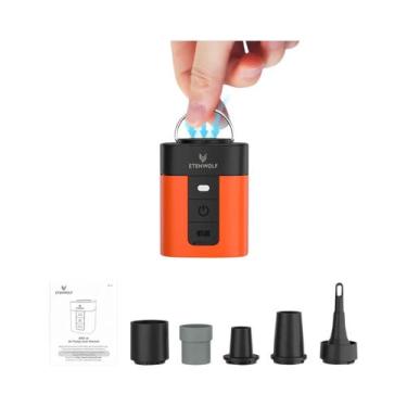 Imagem de Bomba De Ar Elétrica Portátil 1300mAh Para Colchões Infláveis, Boias D