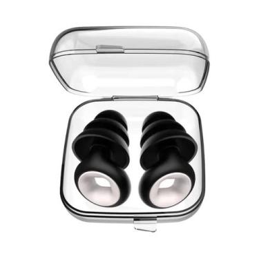 Imagem de Protetores Auriculares De Silicone Com Redução De Ruído Para Natação E
