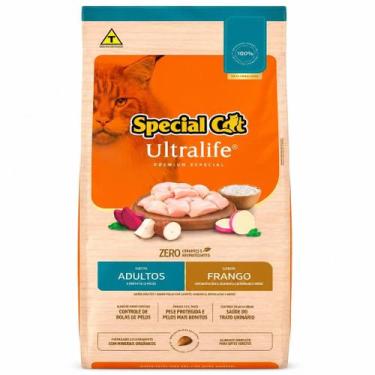 Imagem de Ração Special Cat Ultralife Adultos Frango 10,1kg Premium Especial par