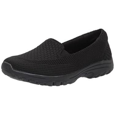 Imagem de Skechers Mocassim esportivo feminino, Preto/preto, 6.5