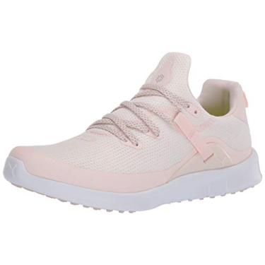 Imagem de PUMA Tênis de golfe feminino Laguna Fusion Sport, Água de rosa, puma branco, 6.5