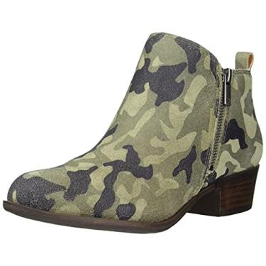 Imagem de Lucky Brand Bota Botinha Feminina Baselcozy Cano Curto, Camuflagem, 5