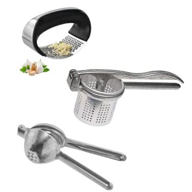 Imagem de Kit Espremedor Batata Espremedor Limão e Amassador de Alho