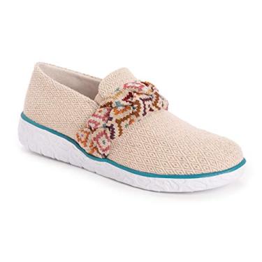 Imagem de MUK LUKS Tênis feminino calçadão - Taupe loafer, Cinzento-acastan, 9.5