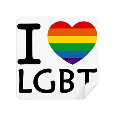 Imagem de Tecido de camurça Rainbow Transgênero Bisexuals LGBT para limpeza de tela