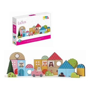 Imagem de Baby Construtor Pequena Cidade Em Madeira