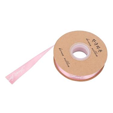 Imagem de Fita de cetim, fita decorativa durável 45 metros cor brilhante para embalagem de presente (amido de raiz de lotus)