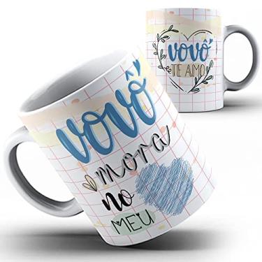 Imagem de Caneca xícara Vovô avô mora no meu coração