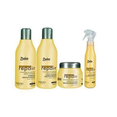 Imagem de Detra Extreme Repair Kit Peq - Shampoo 280ml, Condicionador 280ml, Más