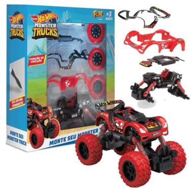 Hot Wheels Monster Trucks, Carro de Controle Remoto, Monster Truck Toy com  Rodas De Todo o Terreno, 1:15 Escala Imparável Tiger Shark rc em Promoção  na Americanas