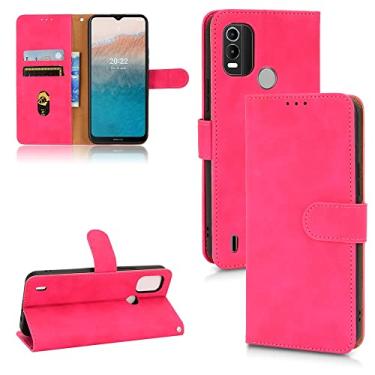Imagem de YUNCHAO Caixa de telefone Para Nokia C21 Plus Skin Feel Flip Flip Leather Phone capa para celular