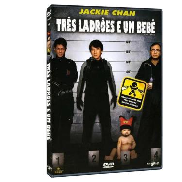 Imagem de Dvd Três Ladrões E Um Bebê Lacrado Novo Jackie Chan