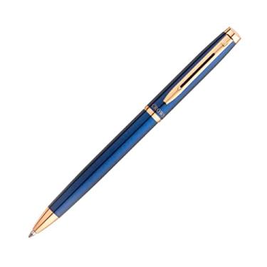 Imagem de Caneta Esferográfica Libra Gold Azul YW10078A - Crown