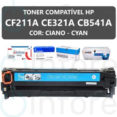 Imagem de Cartucho de Toner Ce321a cf211a Cb541a p/ Impressora CM1415 CP1525 CP1215 CP1515 M251NW M276NW M251N M276N Compatível