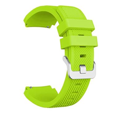 Imagem de WIKUNA Pulseira de silicone de 22 mm para Garmin Venu 2/vivoactive 4 Pulseira de relógio inteligente Pulseiras esportivas para Garmin Vivoactive 4 Correa Pulseira (Cor: Verde, Tamanho: 22MM)