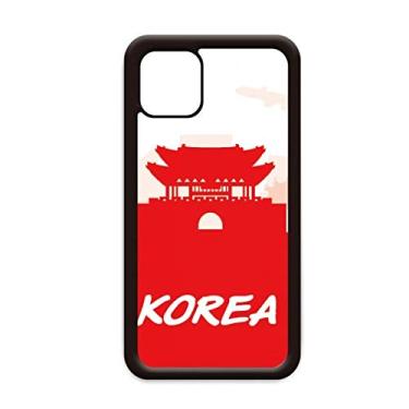 Imagem de Capa Red Outline Landmark Korea para iPhone 12 Pro Max para Apple Mini Mobile Case Shell
