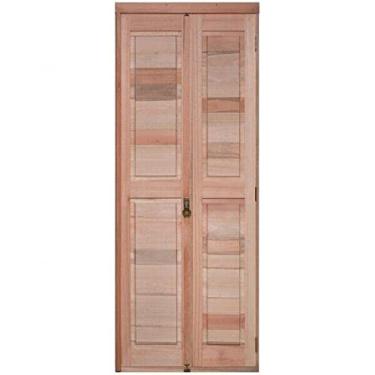 Imagem de Portas Camarão de Almofadas com Sanfona à Direita Rondosul Natural